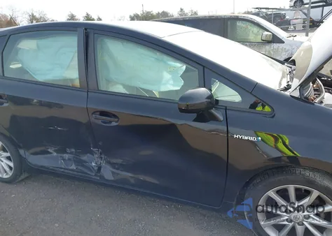 2012 Toyota Prius V Five from USA, damaged, VIN JTDZN3EU6C3062835